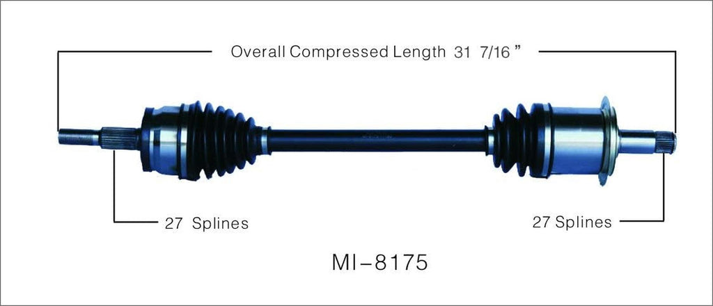 MI-8175 CV Axle Shaft