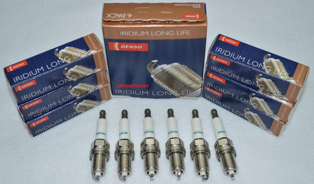 6-PCS DENSO LONG LIFE IRIDIUM POWER SPARK PLUGS 3297 / SK20R11 (FORTOYOTA LEXUS)