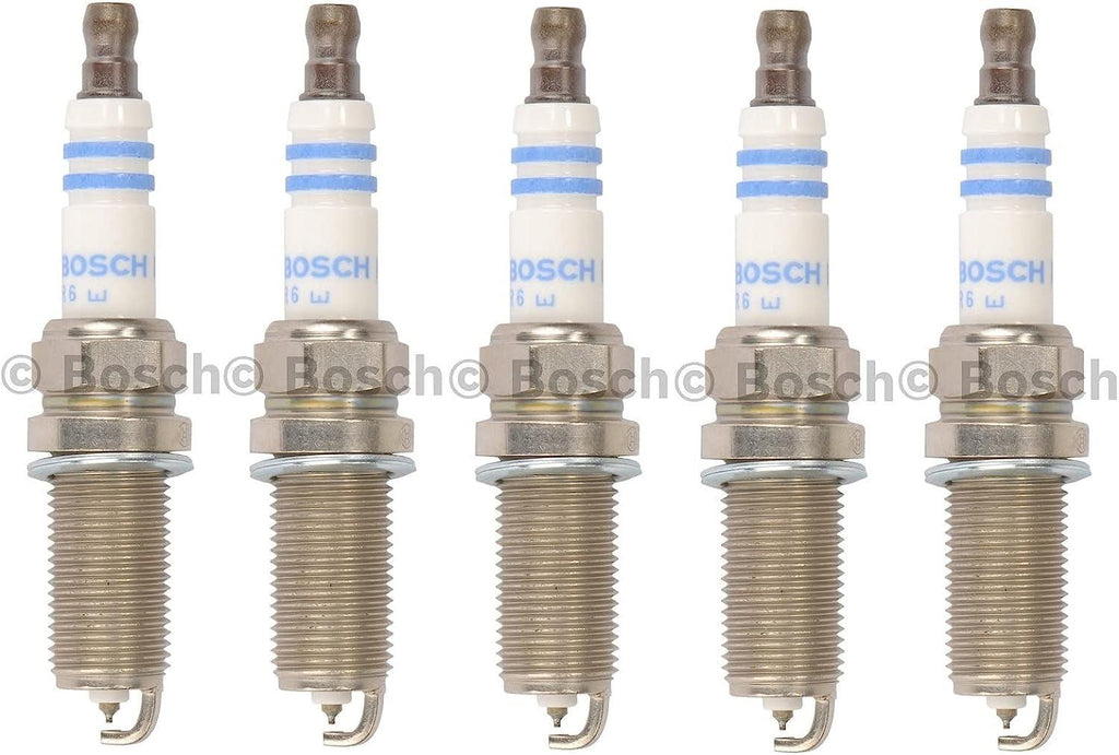 Set of 5 Iridium Spark Plugs  Premium for Volvo C30 C70 S40 S60 V50 V70 2.5 L5