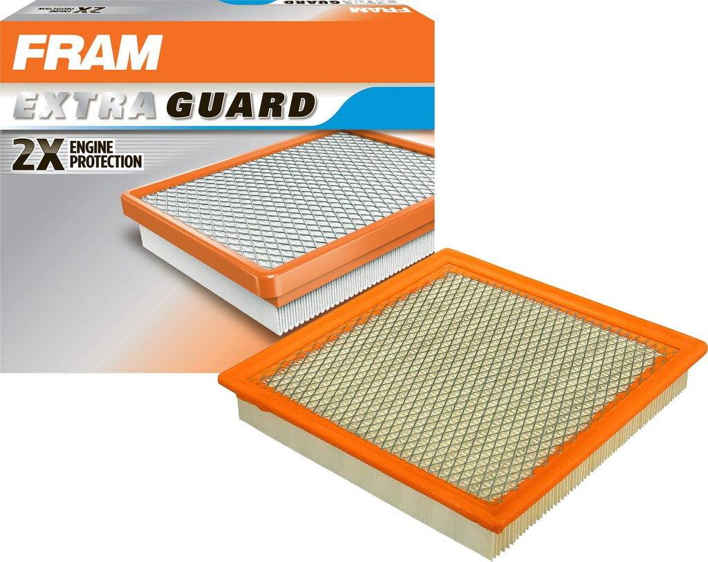 Extra Guard round Plastisol Engine Air Filter Replacement, Easy Install W/Advanced Engine Protection and Optimal Performance, CA6555