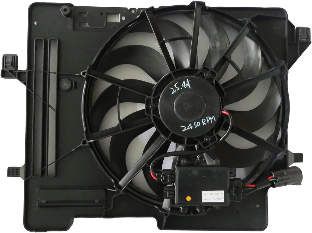 601600 Cooling Fan Assembly Compatible with 2016-2016 Ford Focus