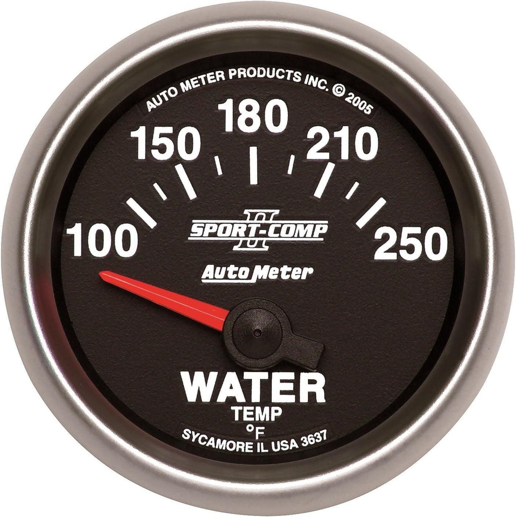3637 Sport Comp II Electric Water Temperature Gauge