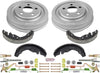 KOE15370DK Autospeciality Replacement Rear Brake Kit- OE Rotors & Ceramic Brake Pads