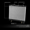 OEM-RA-2089 OE Style Aluminum Core Radiator Replacement Compatible with 96-98 Suzuki X-90/94-97 Tracker at MT, 14-3/4" H