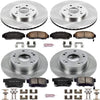 KOE2297 Autospecialty Front and Rear Replacement Brake Kit-Oe Brake Rotors & Ceramic Brake Pads