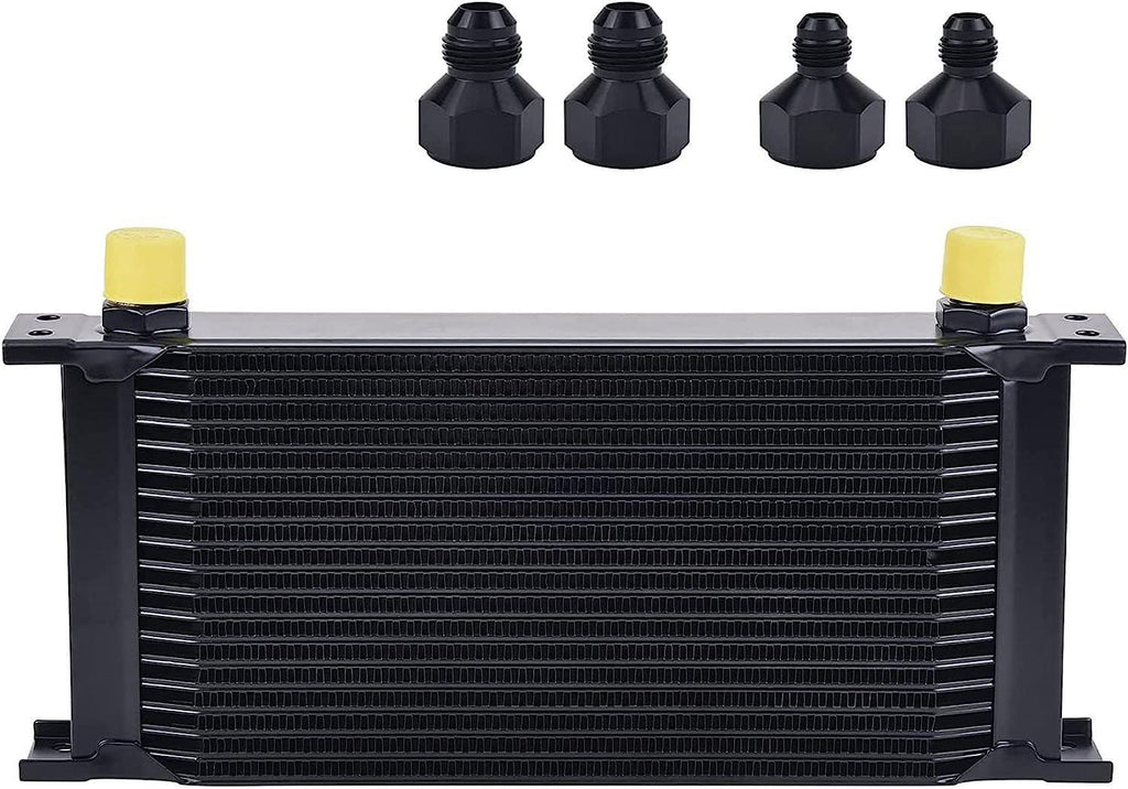 19 Row Oil Cooler Bundle with 330Mm Oil Cooler Mounting Bracket Kit