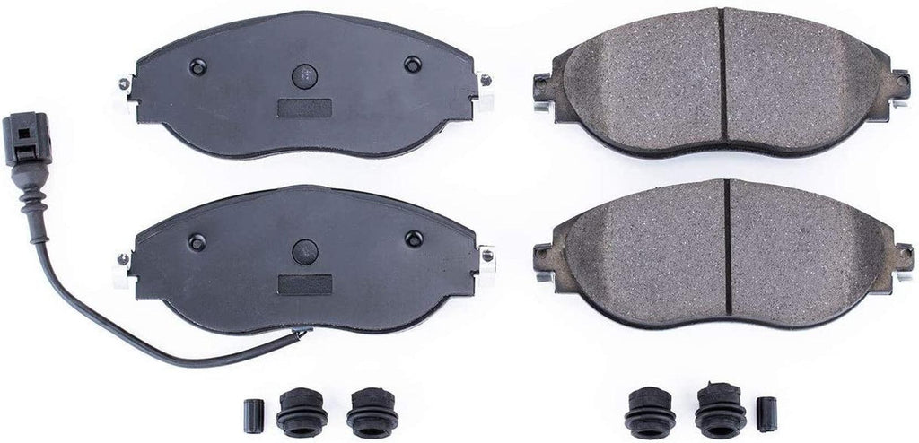 17-1633, Z17 Front Ceramic Brake Pads with Hardware