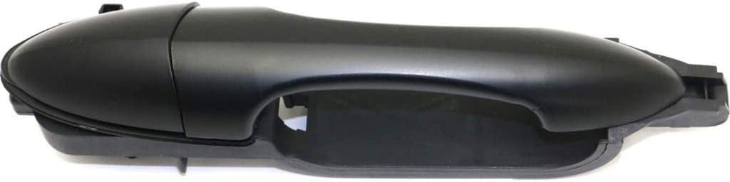 for Ford Focus Exterior Door Handle Front, Passenger Side Smooth Black (2000-2007) Trim:All Submodels