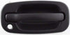 Exterior Front Door Handle Compatible with Chevy Silverado/Toyota Sierra 99-06 Right Textured Black W/Keyhole