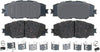 Acdelco Gold 17D1210CH Ceramic Front Disc Brake Pad Set