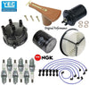 Tune up Kit Spark Plugs Wire Rotor Cap Filters for Toyota Supra 1986-1988