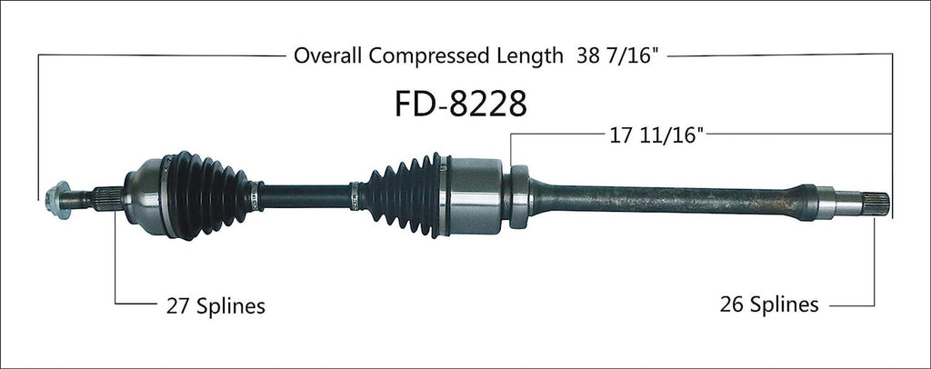 FD-8228 CV Axle