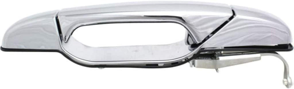 For Chevy Silverado 3500 HD Exterior Door Handle Rear Passenger Side Chrome 2007-2014 | Trim: LT/LTZ/WT | GM1521130 | 25960522