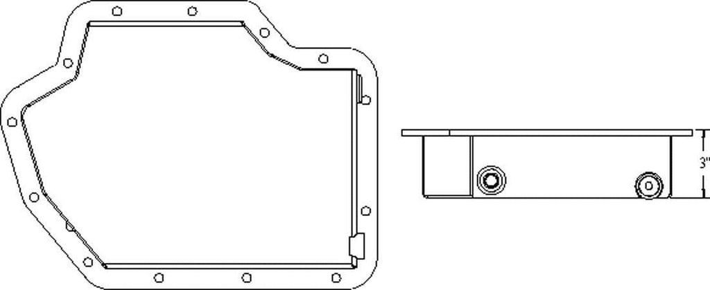 42020 Transmission Pan for Turbo 400