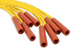 4071 Spark Plug Wire Set - Super Stock Graphite Core 8Mm - Yellow