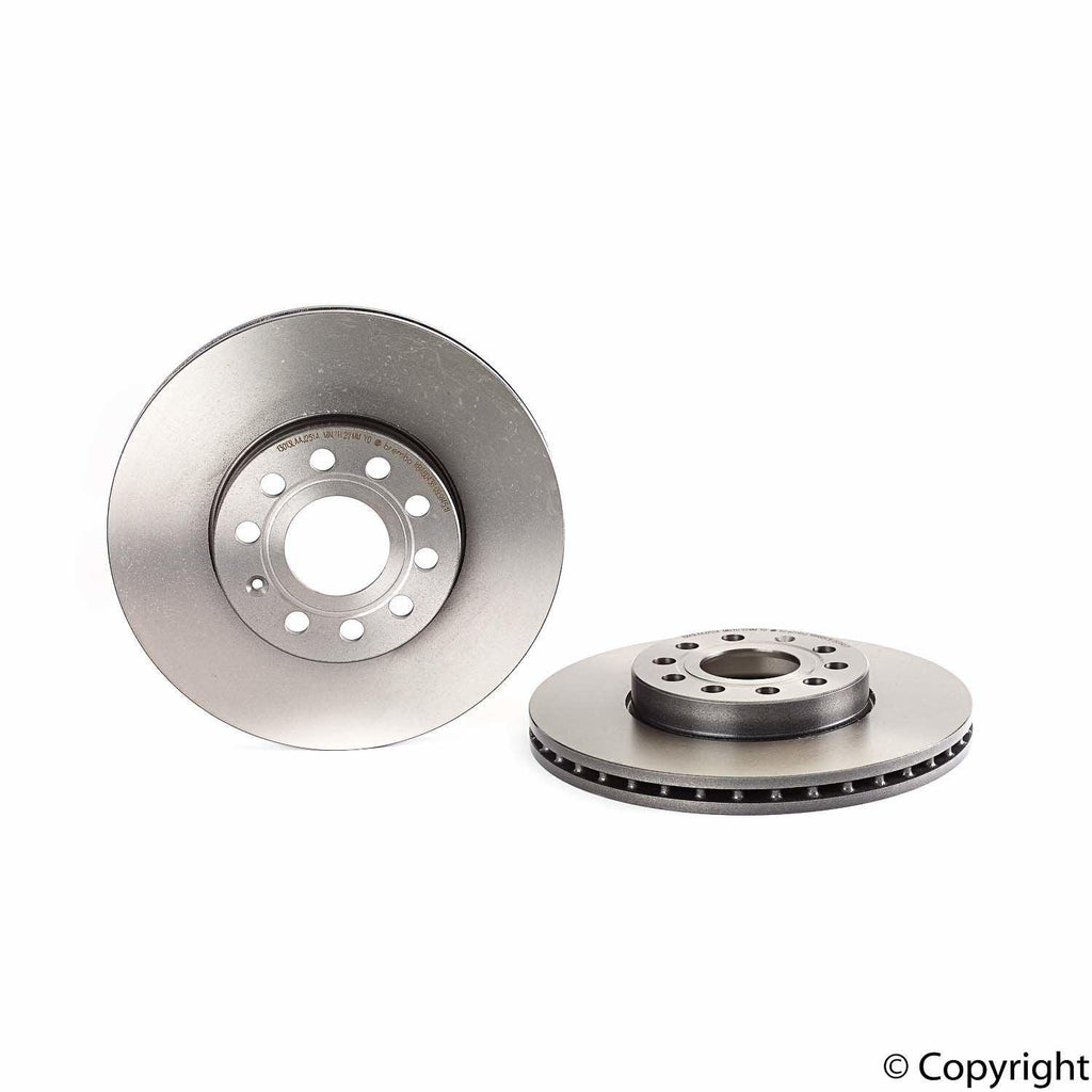 Front Disc Brake Rotor for Golf, Jetta, Beetle, E-Golf+More (09.9145.11)