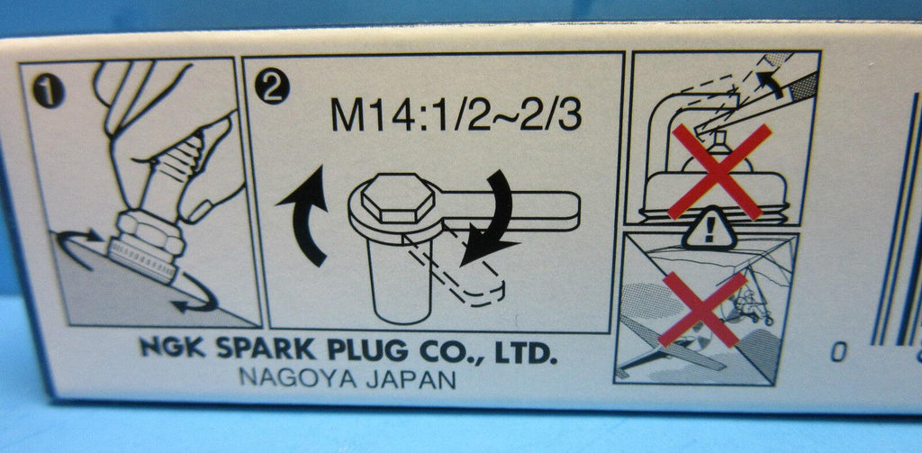 Set of 4 Spark Plugs NGK 2667 OEM # BKR7EIX Iridium IX Made in Japan