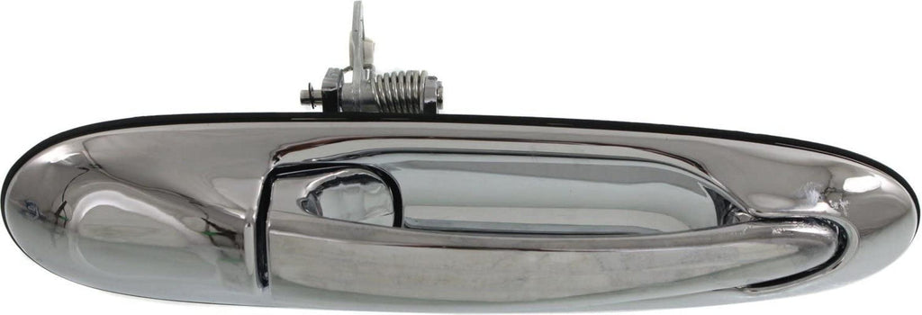 Exterior Door Handle Set of 2 Compatible with 1998-2002 Lincoln Town Car Rear, Driver and Passenger Side FO1521129