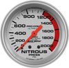 4428 Ultra-Lite Mechanical Nitrous Pressure Gauge,2.625 In.