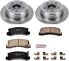 KOE2565 Autospecialty Rear Replacement Brake Kit-Oe Brake Rotors & Ceramic Brake Pads