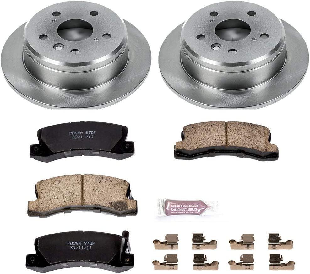 KOE2565 Autospecialty Rear Replacement Brake Kit-Oe Brake Rotors & Ceramic Brake Pads