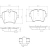 Brembo Front Disc Brake Pad Set for 12-15 Cooper (P06051N)