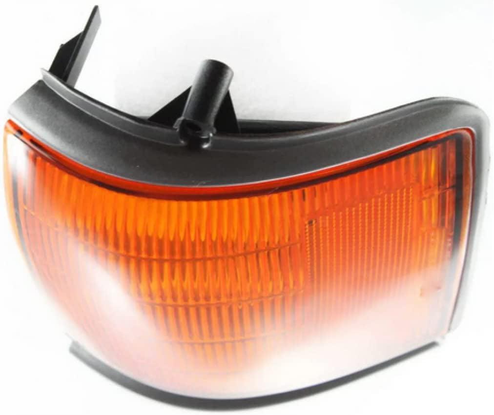 Compatible with Toyota Pickup Corner Light 1987 1988 Driver and Passenger Side Pair/Set | Amber Lens | Base | Rear Wheel Drive | W/Gray Trim | TO2520115 + TO2521117 | 8162089162 + 8161089162