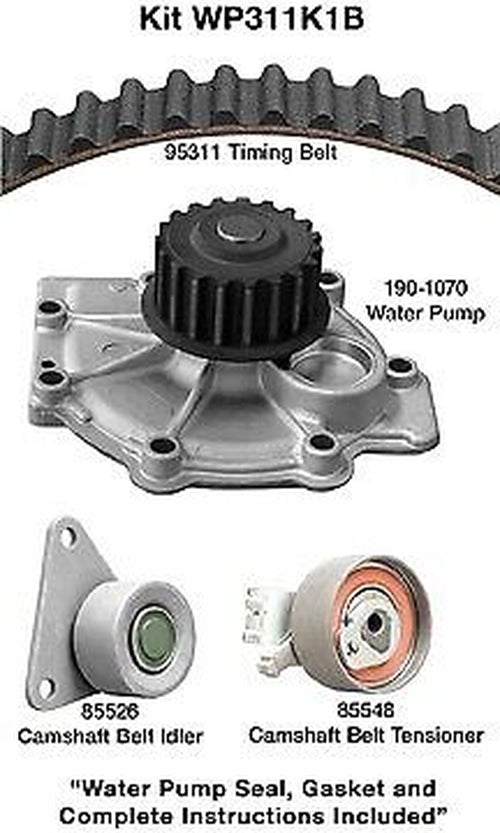 Dayco Engine Timing Belt Kit with Water Pump for Volvo WP311K1B