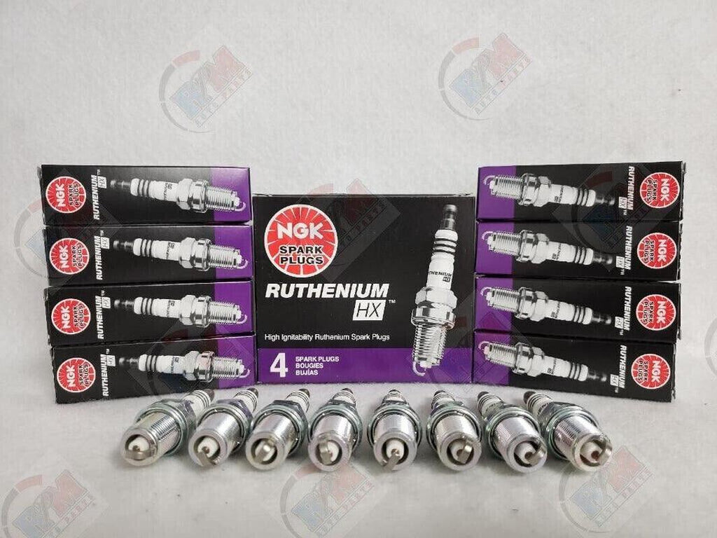 NGK RUTHENIUM HX Spark Plugs TR5AHX 94567 Set of 8