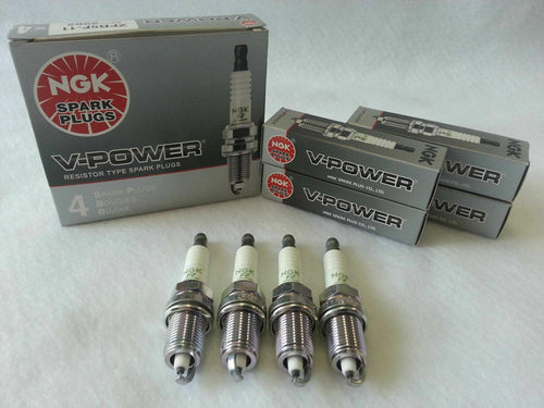 4Pc New NGK V-Power Copper Spark Plugs -- Made in Japan -- ZFR6F-11 #4291