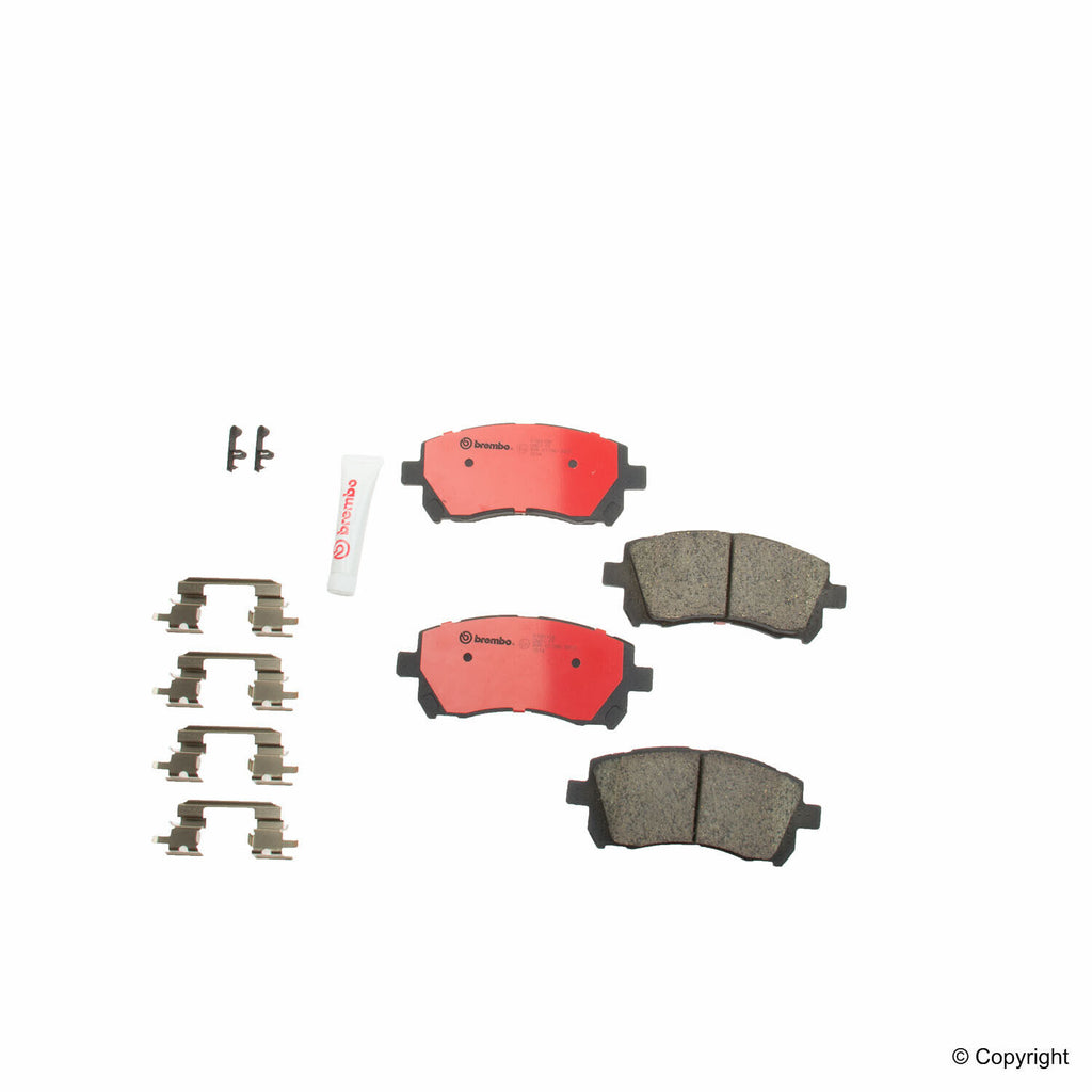 Brembo Front Disc Brake Pad Set for Forester, Impreza, Legacy, Outback (P78010N)