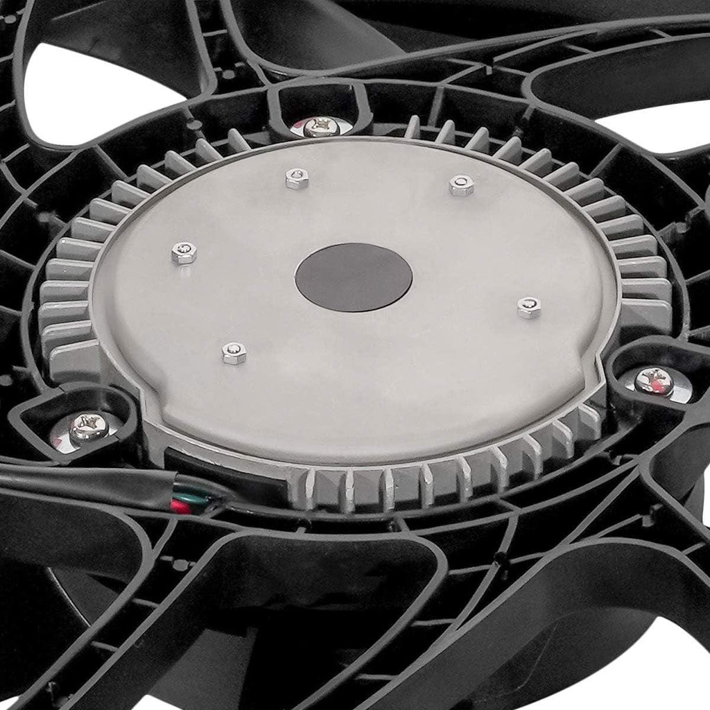 OEM-RF-0056 Factory Style Radiator Cooling Fan Assembly Cooling Efficiency Improved Direct Replacement [Compatible with 04-10 BMW X3 3. 0L ]