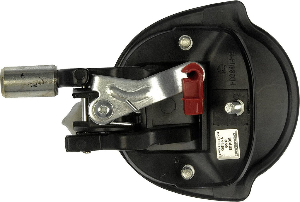 Dorman 80448 Front Passenger Side Exterior Door Handle Compatible with Select Nissan Models, Smooth Black
