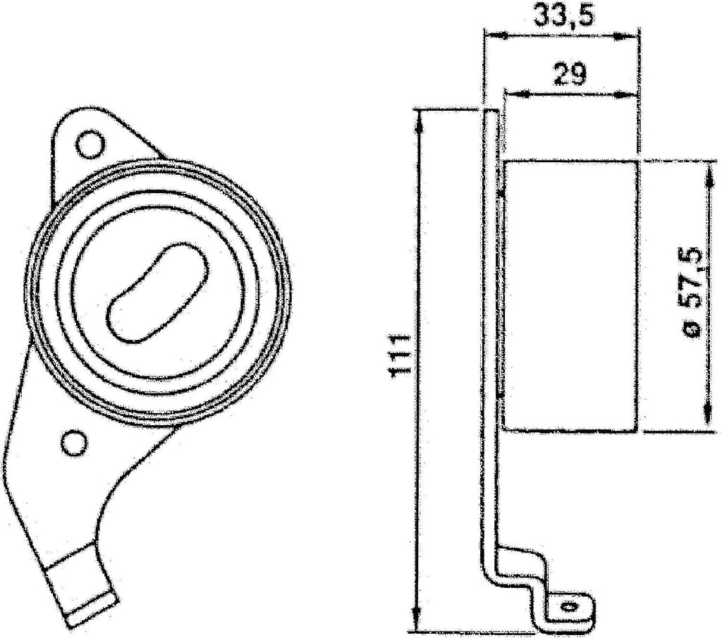 Gold T41067 Manual Timing Belt Tensioner