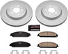 CRK2560 Coated Brake Rotor & Ceramic Brake Pads- Front