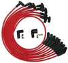 52070 Ultra Series Red Spark Plug Wires, Ford 260/289/302, 135 Degree Plug Ends, HEI Distributor