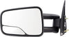 Dorman 955-074 Driver Side Manual Door Mirror - Folding Compatible with Select Cadillac / Chevrolet / GMC Models, Black