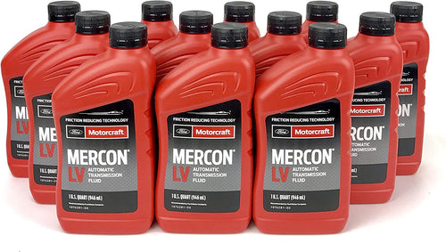 Motorcraft MERCON LV Automatic Transmission Fluid (ATF) **12 Quart Case**