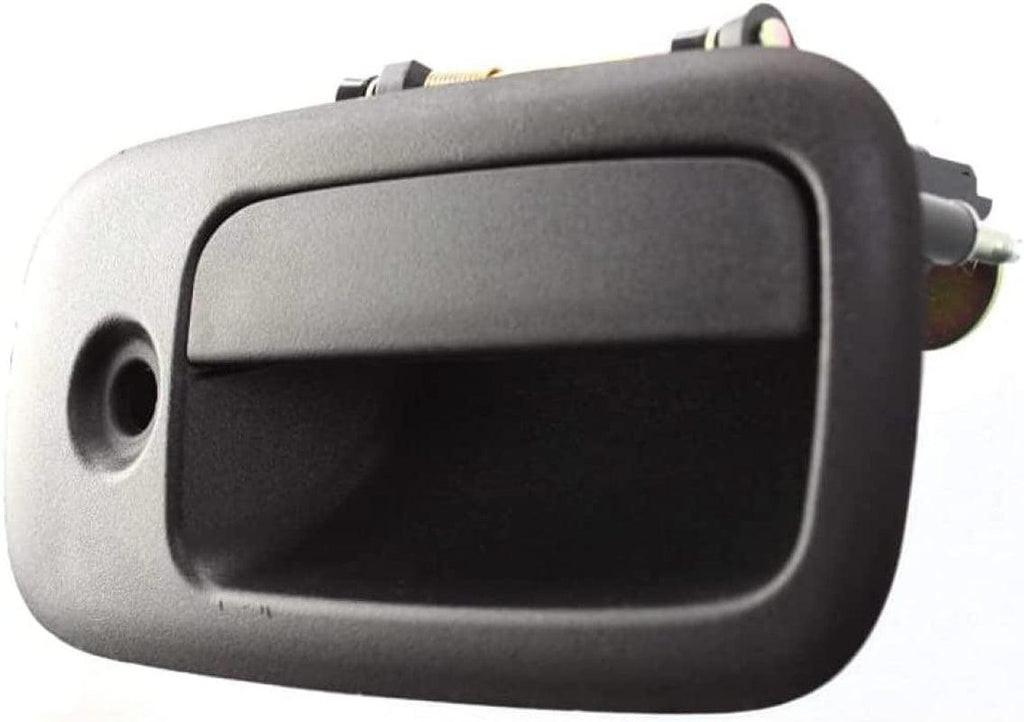 for Chevy Express 1500 Exterior Door Handle Front Passenger Side | Textured Black 2003-2009 | with Key Hole | Trim: All Submodels | GM1311152 | 25989398