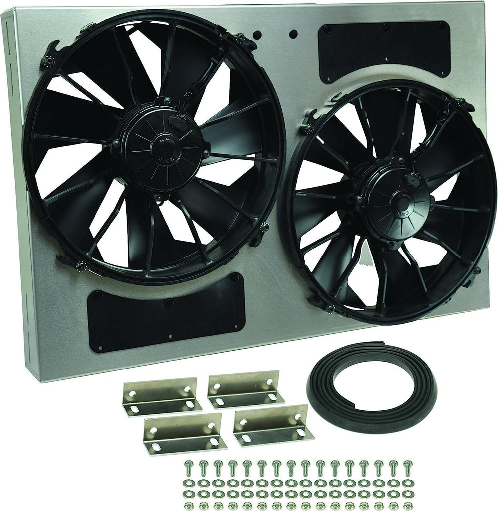 16826 Gray/Black High Output Dual Radiator Fan