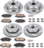 KOE2798 Autospecialty Front and Rear Replacement Brake Kit-Oe Brake Rotors & Ceramic Brake Pads