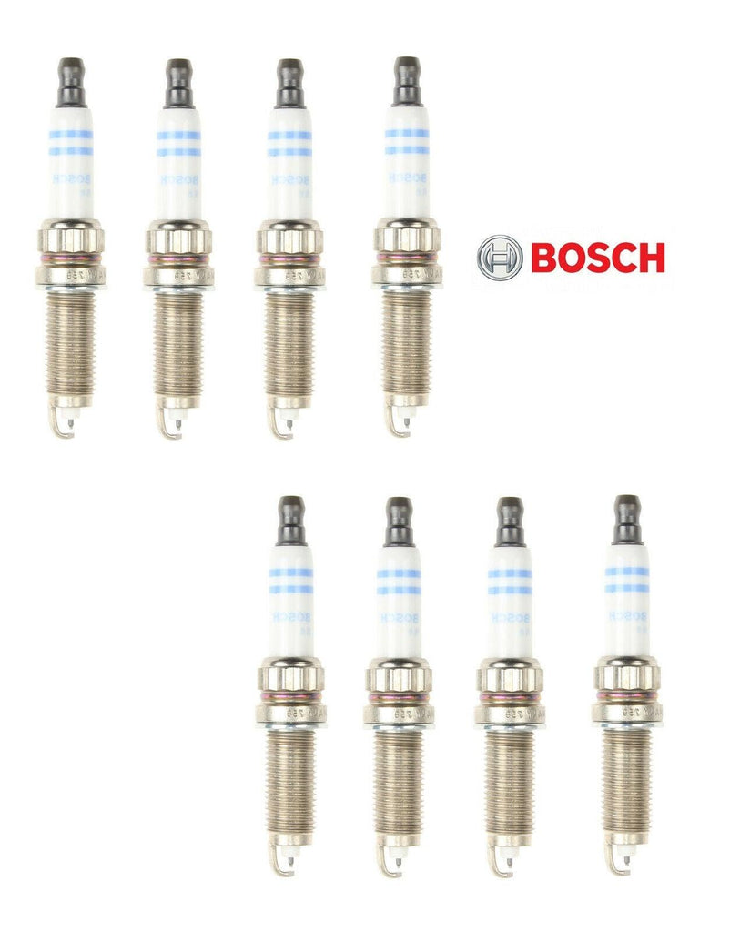 Set of 8 Spark Plugs Bosch Double Platinum for BMW E84 E89 F02 F06 F10 F25 F31