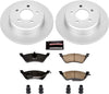 CRK5248 Coated Brake Rotor & Ceramic Brake Pads- Rear