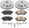 KOE1054 Autospecialty Front Replacement Brake Kit-Oe Brake Rotors & Ceramic Brake Pads