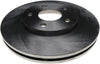 580382R Professional Grade Disc Brake Rotor, Silver, Medium
