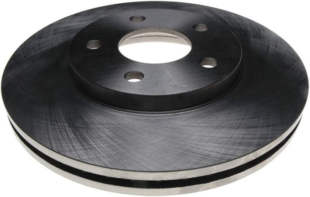 580382R Professional Grade Disc Brake Rotor, Silver, Medium
