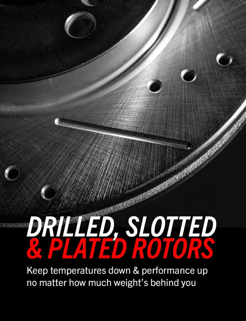 Power Stop JBR1311XPR Front Evolution Drilled & Slotted Rotor Pair