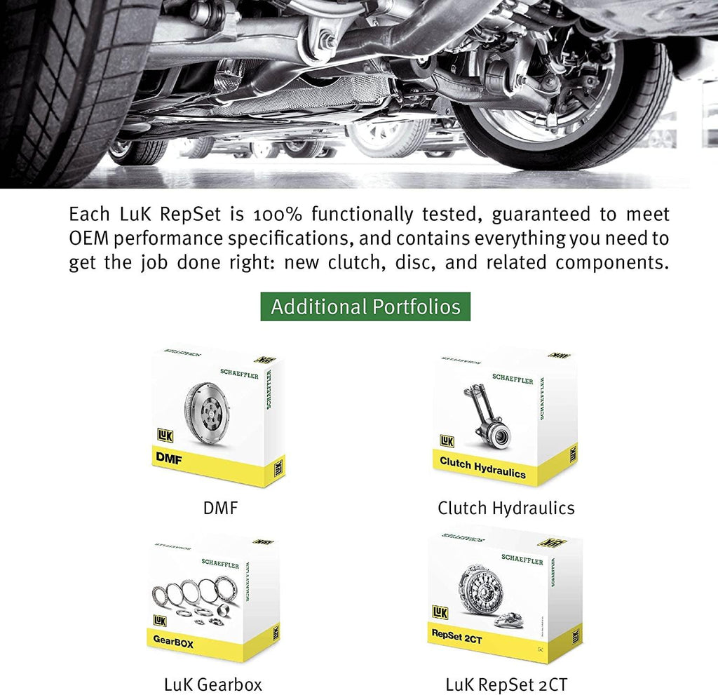 Schaeffler  Repset 04-058 Clutch Kit, OEM Clutch Replacement Kit