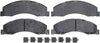 Gold 17D1328MH Semi-Metallic Front Disc Brake Pad Set