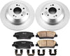 CRK7062 Coated Brake Rotor and Ceramic Brake Pads- Rear